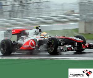 пазл Льюис Хэмилтон - McLaren - Корея 2010 (2 º объявления)